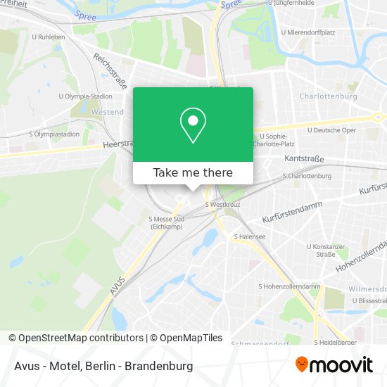 Avus - Motel map