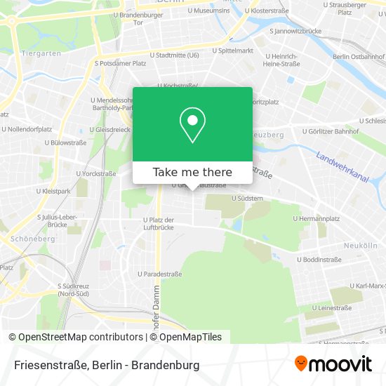 Карта Friesenstraße