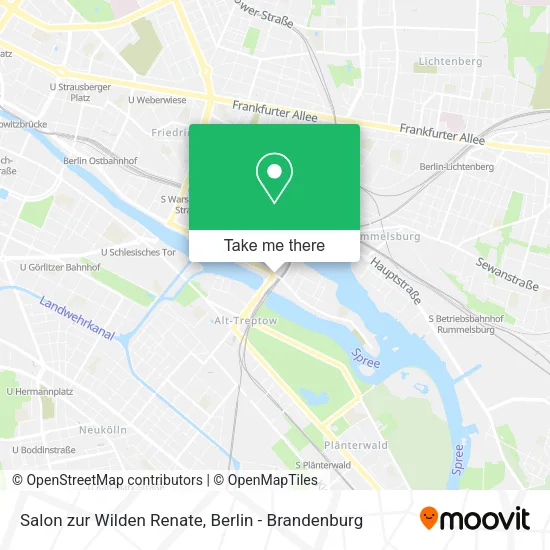 Карта Salon zur Wilden Renate