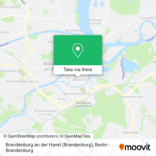 Карта Brandenburg an der Havel