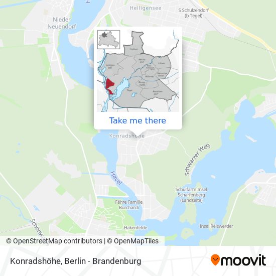 Konradshöhe map