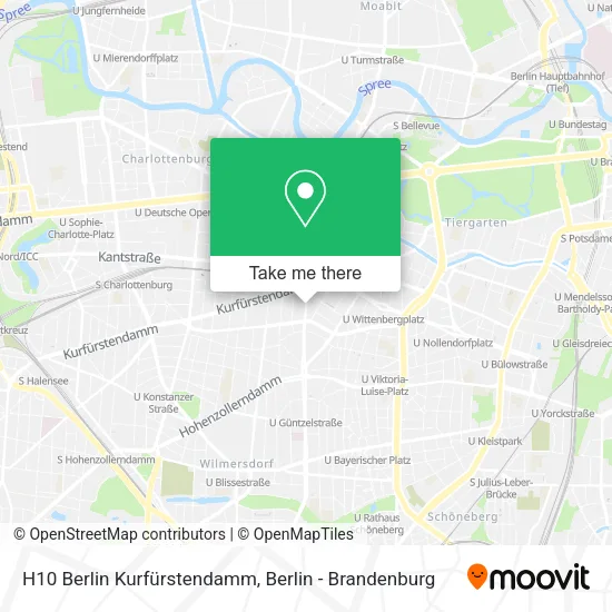 Карта H10 Berlin Kurfürstendamm