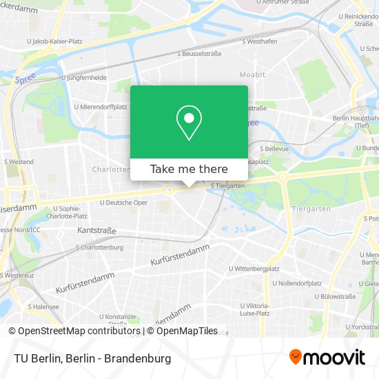 Карта TU Berlin