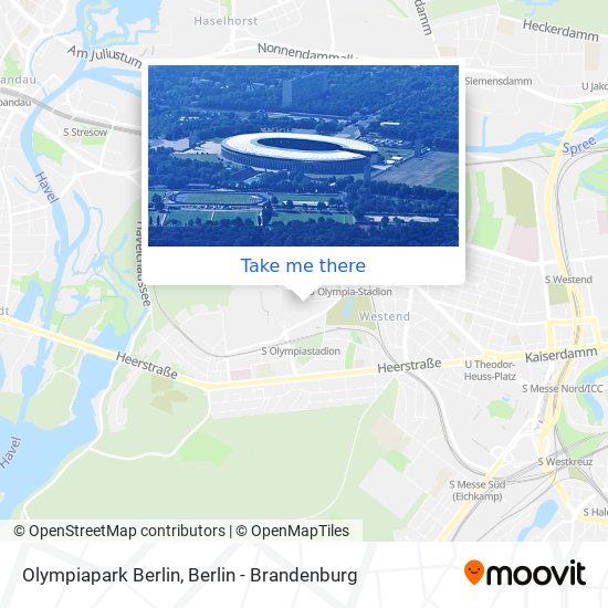 Olympiapark Berlin map