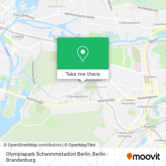 Карта Olympiapark Schwimmstadion Berlin