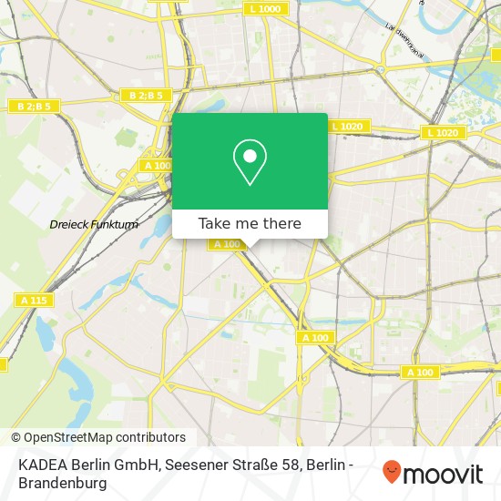 KADEA Berlin GmbH, Seesener Straße 58 map