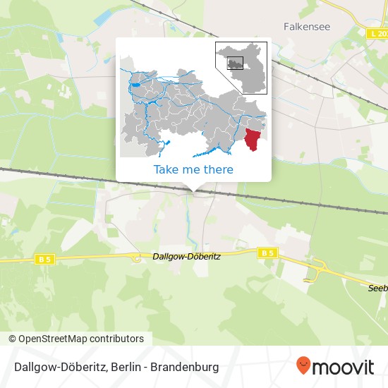 Карта Dallgow-Döberitz