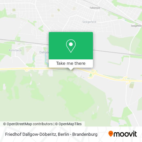 Friedhof Dallgow-Döberitz map