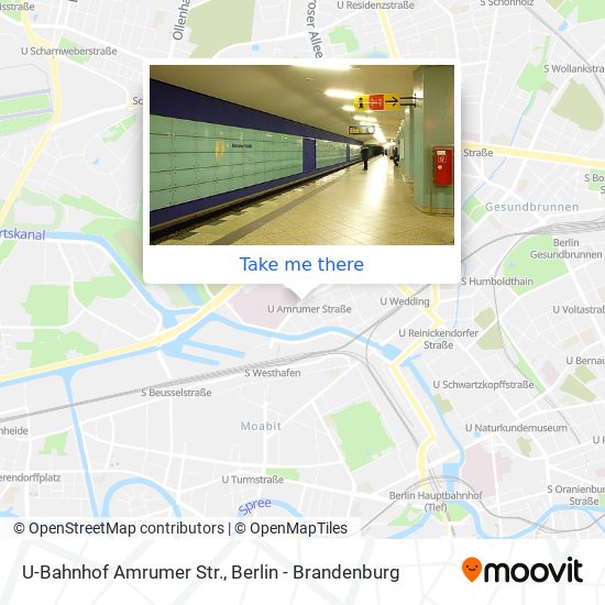 U-Bahnhof Amrumer Str. map