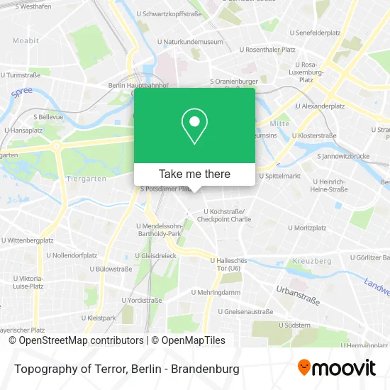 Карта Topography of Terror