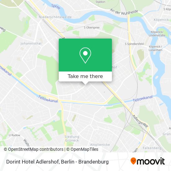 Dorint Hotel Adlershof map