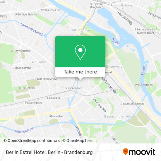 Карта Berlin Estrel Hotel