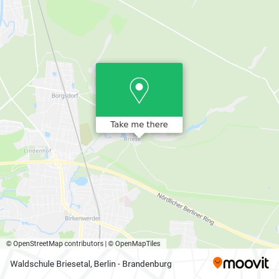 Карта Waldschule Briesetal