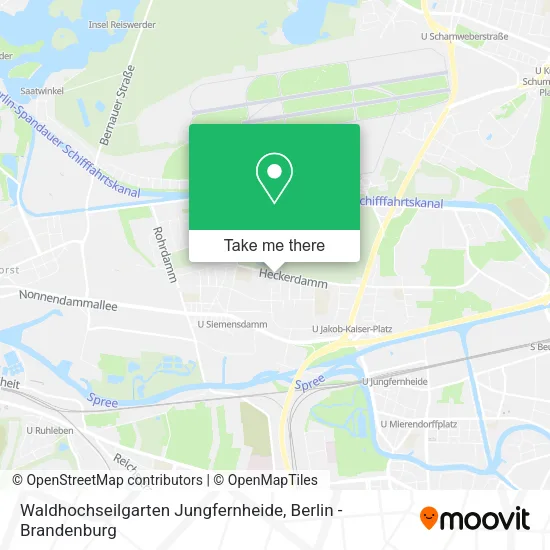 Карта Waldhochseilgarten Jungfernheide