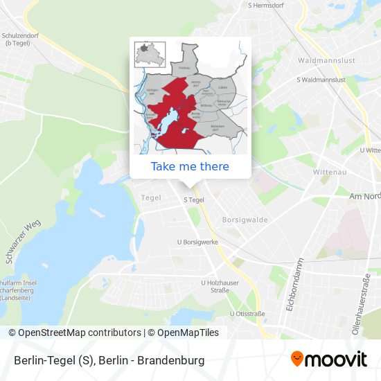 Berlin-Tegel (S) map