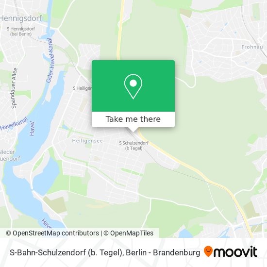 S-Bahn-Schulzendorf (b. Tegel) map