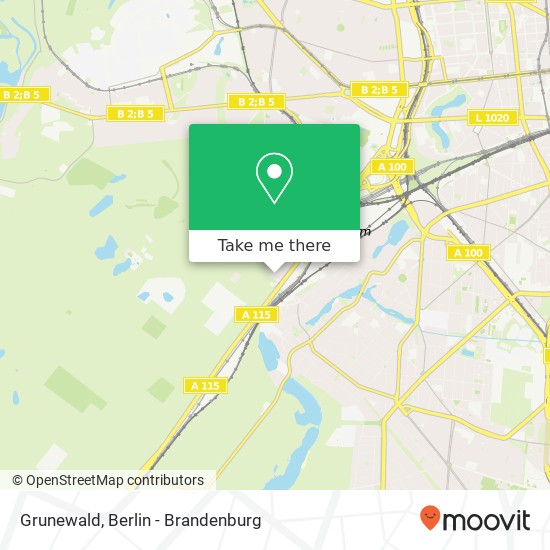 Карта Grunewald, Falterweg 1