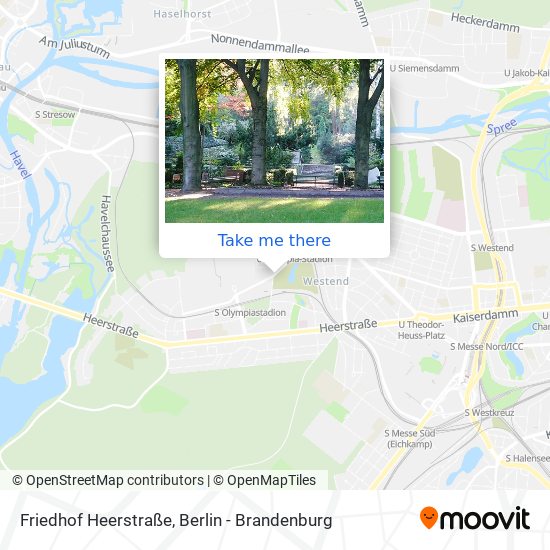 Friedhof Heerstraße map