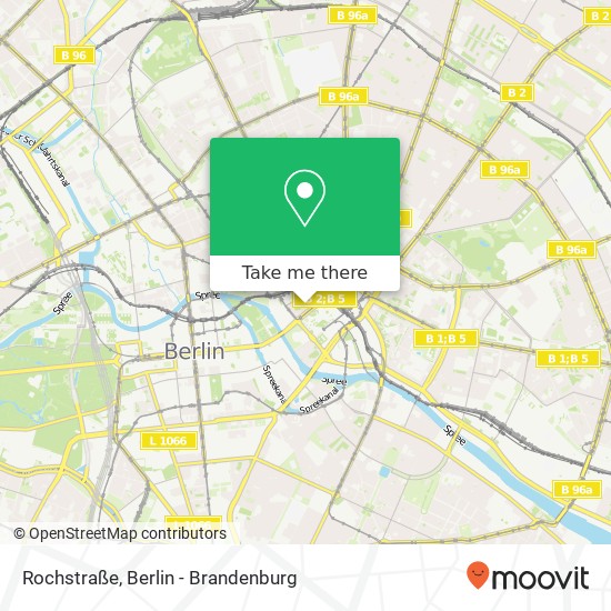 Карта Rochstraße, Mitte, 10178 Berlin