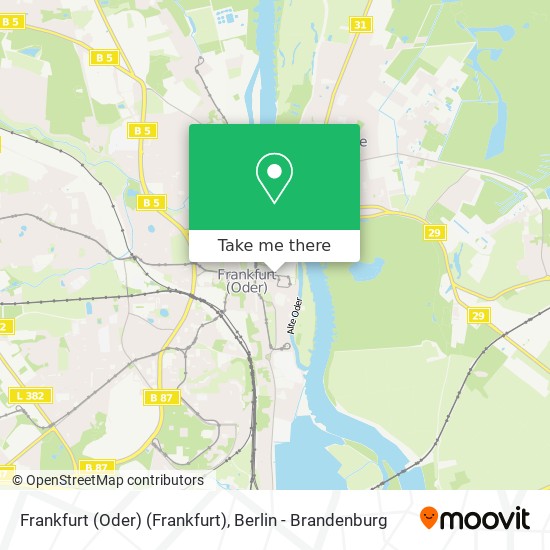 Карта Frankfurt (Oder) (Frankfurt)