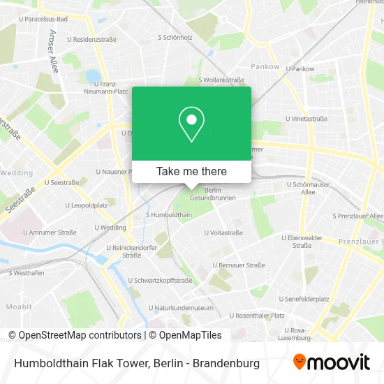 Humboldthain Flak Tower map