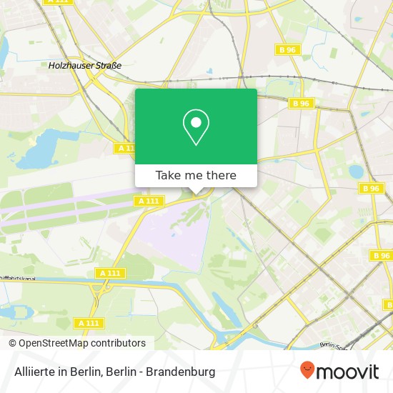 Alliierte in Berlin map