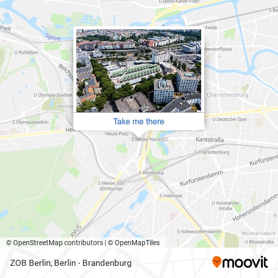 Карта ZOB Berlin