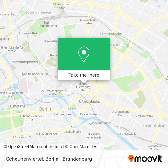 Карта Scheunenviertel