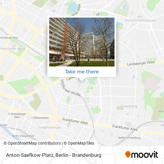 Anton-Saefkow-Platz map