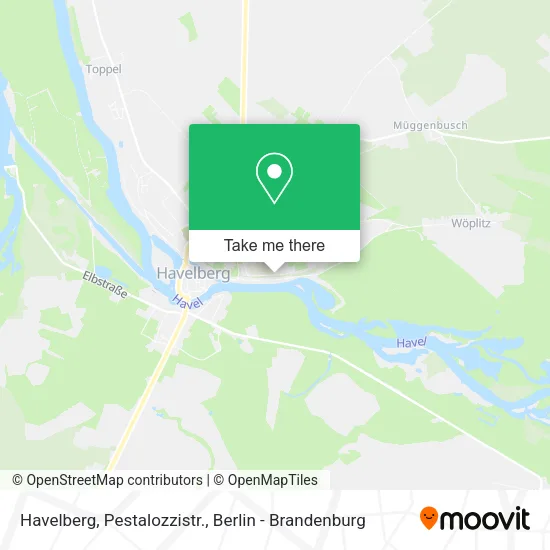 Карта Havelberg, Pestalozzistr.