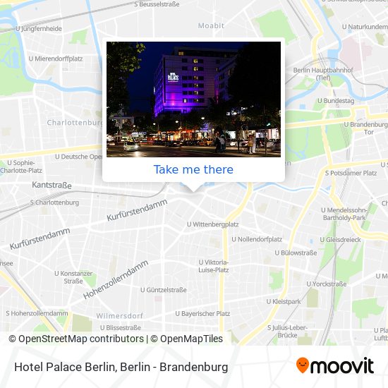 Hotel Palace Berlin map