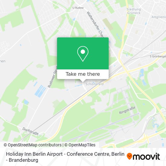 Holiday Inn Berlin Airport - Conference Centre map