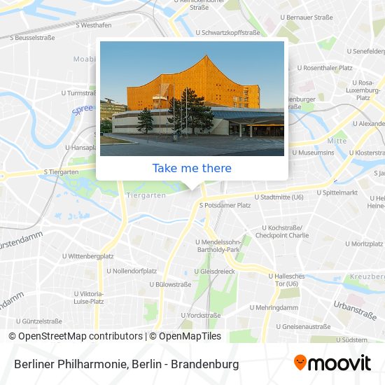 Berliner Philharmonie map