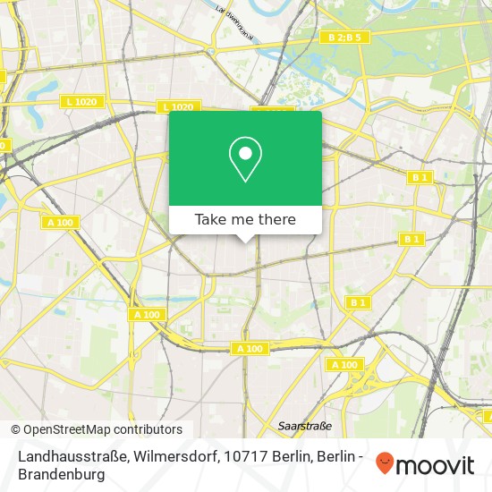 Landhausstraße, Wilmersdorf, 10717 Berlin map