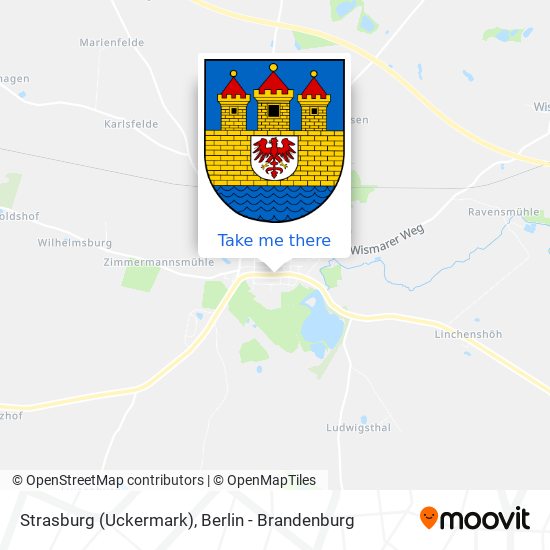 Strasburg (Uckermark) map