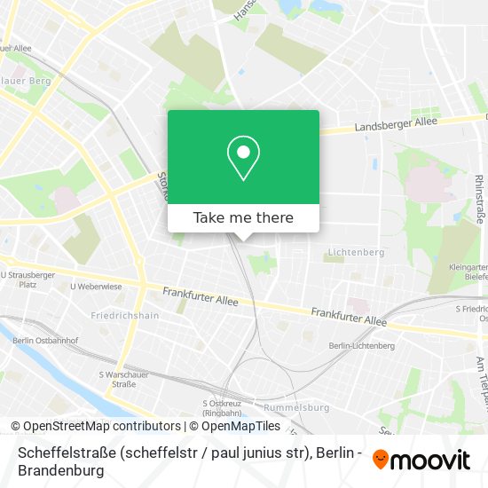 Карта Scheffelstraße (scheffelstr / paul junius str)