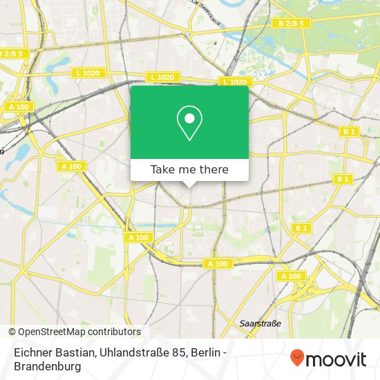 Карта Eichner Bastian, Uhlandstraße 85