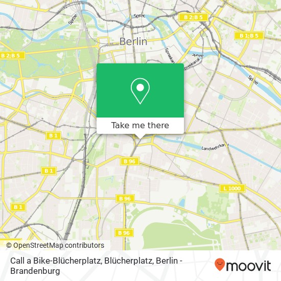 Call a Bike-Blücherplatz, Blücherplatz map