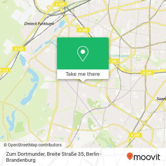 Карта Zum Dortmunder, Breite Straße 35