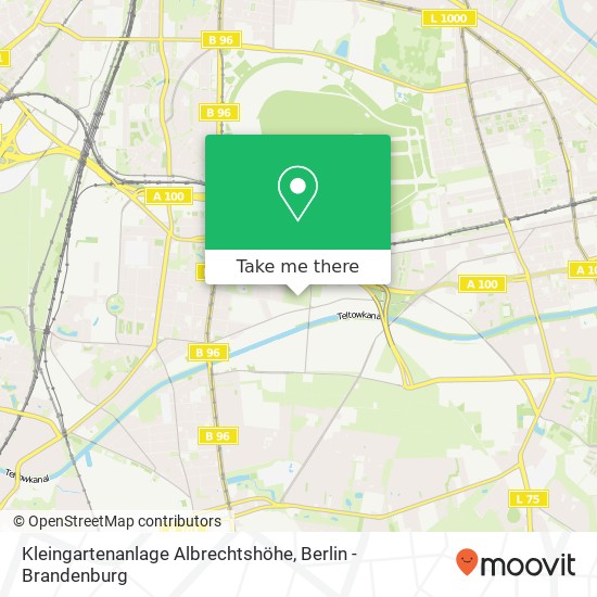 Kleingartenanlage Albrechtshöhe, Tempelhof, 12099 Berlin map