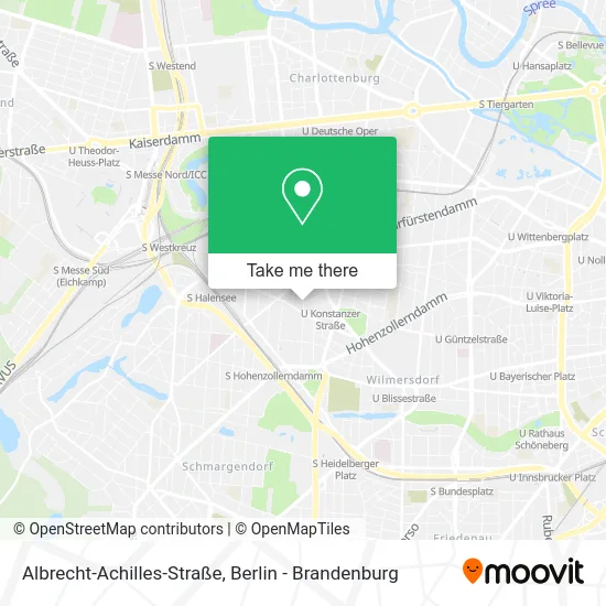 Карта Albrecht-Achilles-Straße