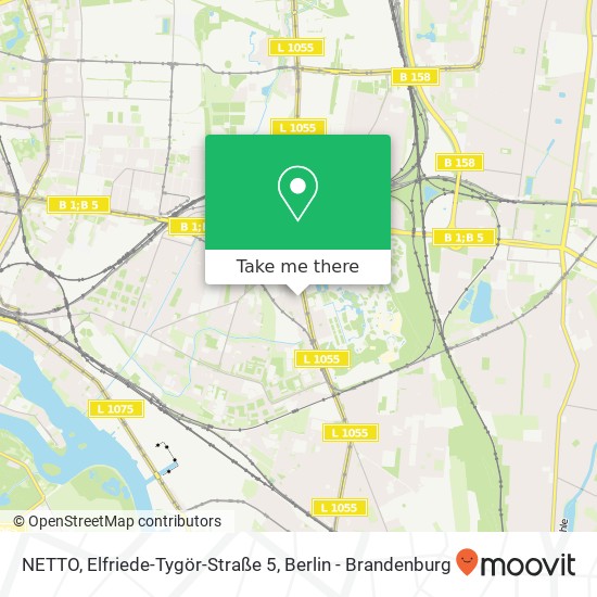 Карта NETTO, Elfriede-Tygör-Straße 5
