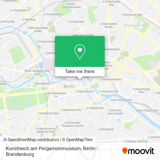 Карта Kunstreich am Pergamonmuseum