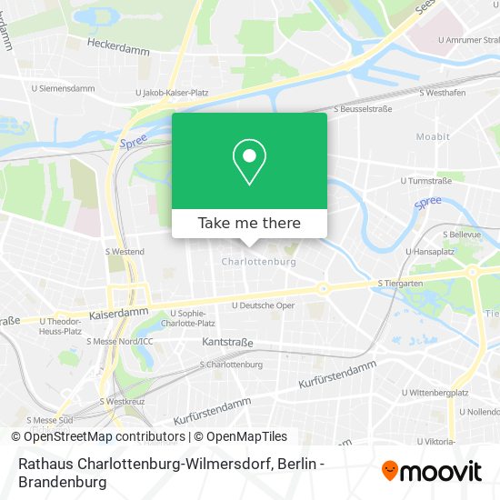 Rathaus Charlottenburg-Wilmersdorf map