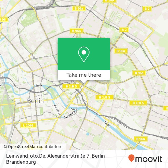 Leinwandfoto.De, Alexanderstraße 7 map