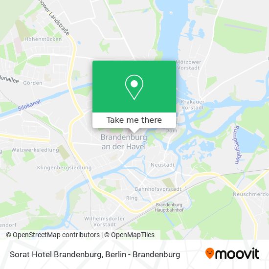 Sorat Hotel Brandenburg map