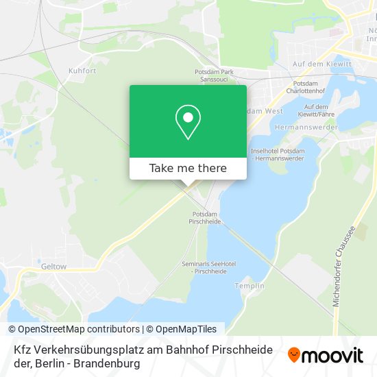 Kfz Verkehrsübungsplatz am Bahnhof Pirschheide der map