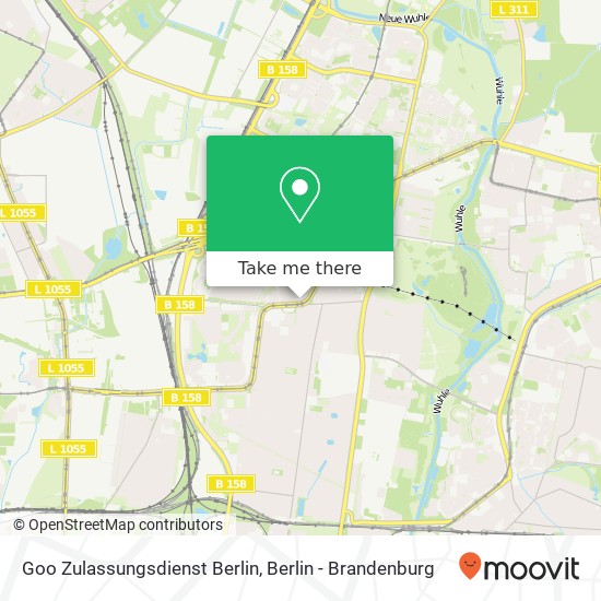 Goo Zulassungsdienst Berlin map