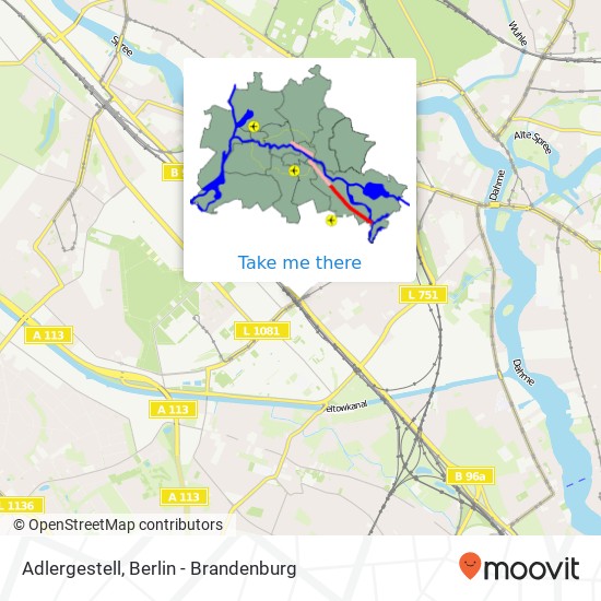 Adlergestell, Adlershof, 12489 Berlin map