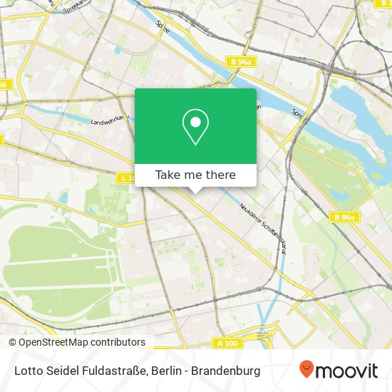 Lotto Seidel Fuldastraße map